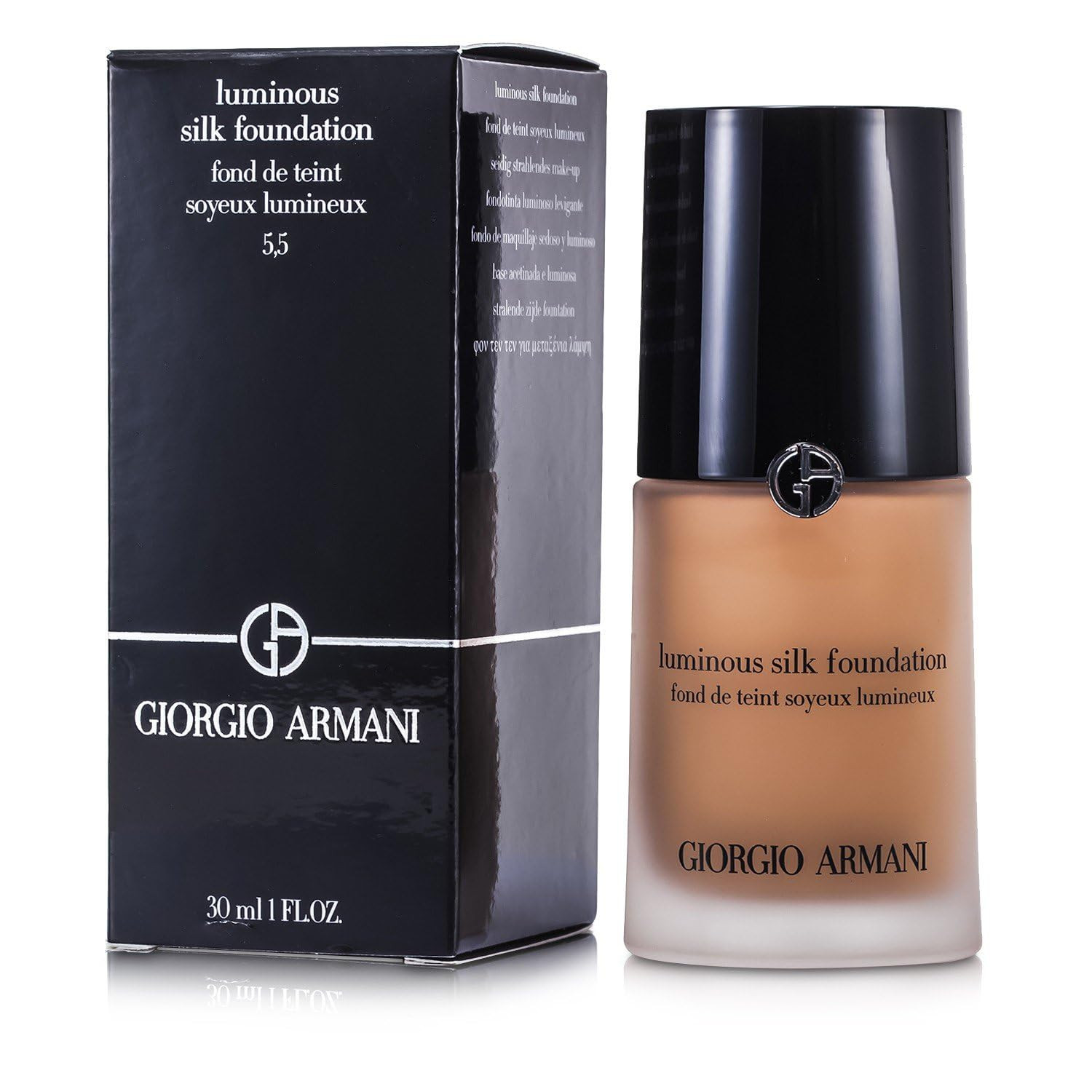 Giorgio Armani Luminous Silk Foundation - # 5.5 (Natural Beige) 30ml/1oz | Amazon (US)