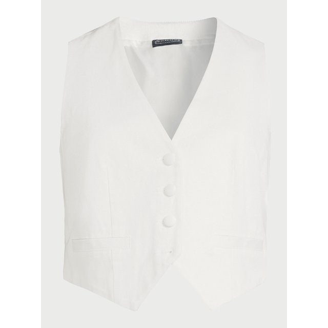 Scoop Women’s Tailored Vest, Sizes XS-XXL | Walmart (US)