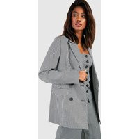 Houndstooth Double Breasted Tailored Blazer | Debenhams UK