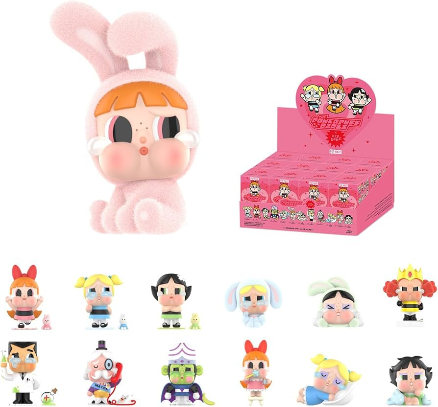 POP MART CRYBABY x Powerpuff Girls Series Figures, 12PCs CRYBABY Blind Box Figures, Random Design... | Amazon (US)