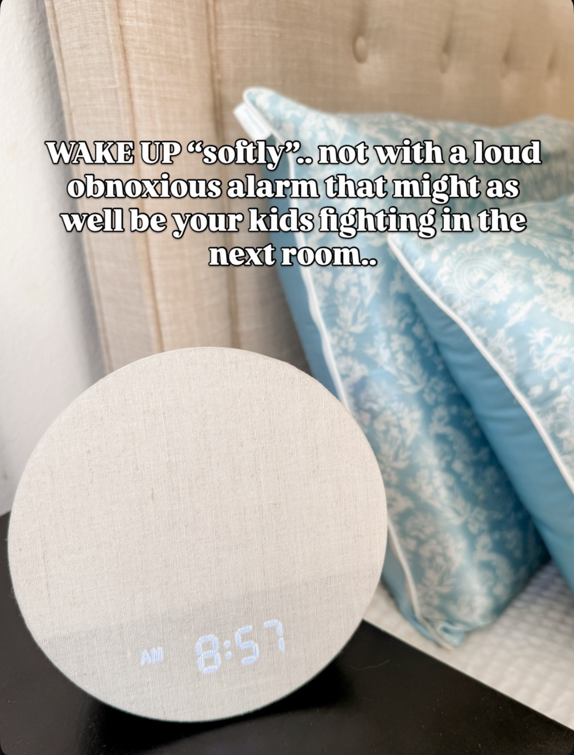 We love this sound machine that also has an alarm. It gently wakes us up every morning.

#LTKFindsUnder50 #LTKActive #LTKHome