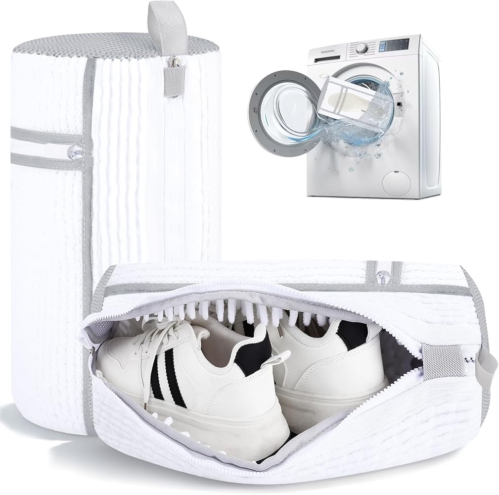 2 PCS Shoe Washing Machine Bags Laundry Shoe Bag for Washer and Dryer | Amazon (US)