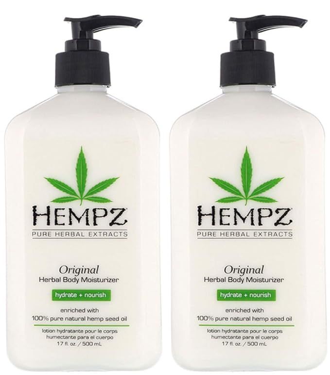 Hempz Original Herbal Body Moisturizer, 17 Fluid Ounce (Pack of 2) | Amazon (US)