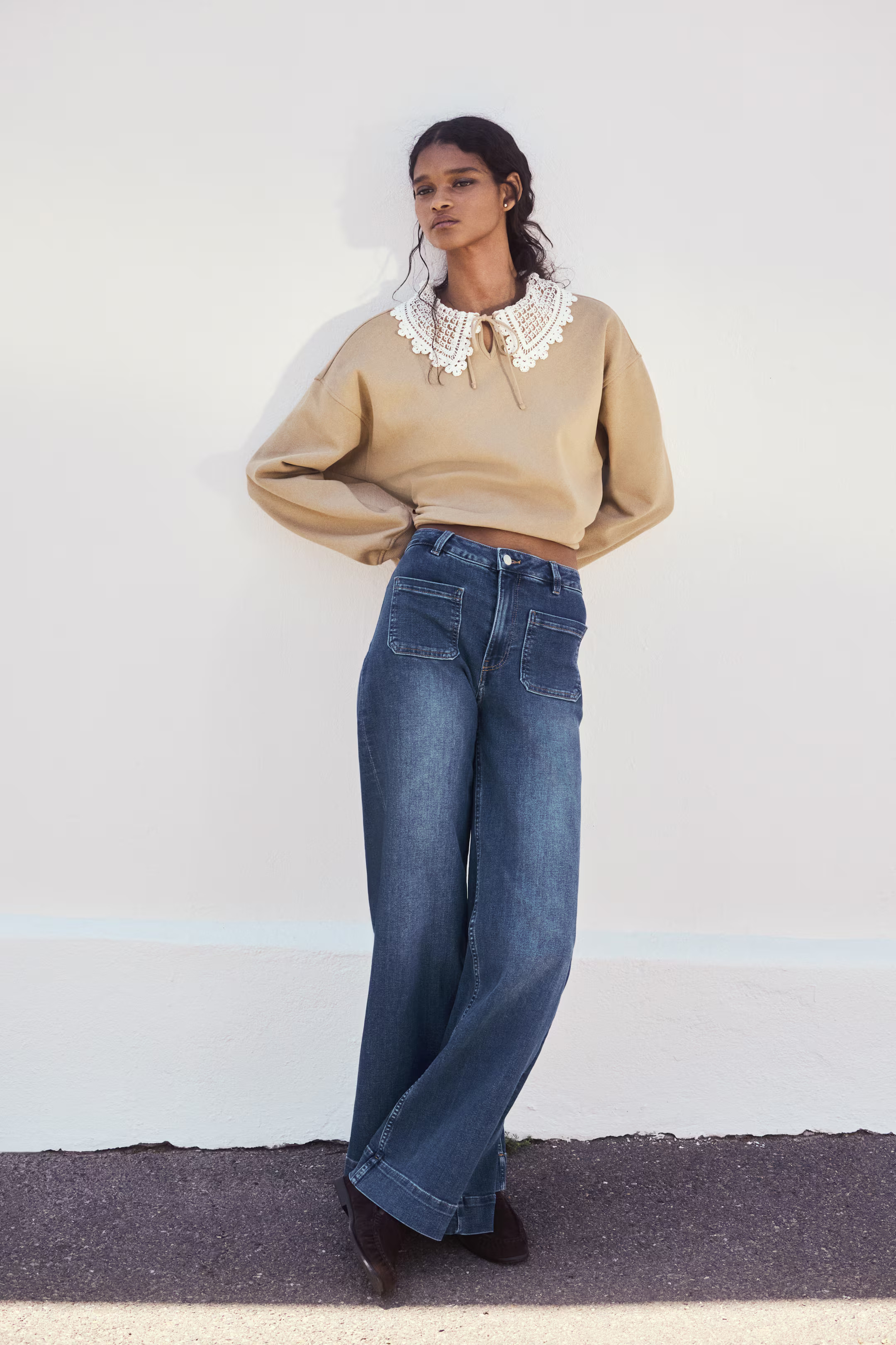 Wide High Jeans | H&M (US + CA)