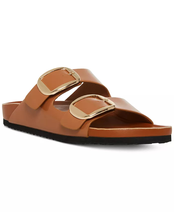Madden Girl Bodie Buckle Footbed Slide Sandals - Macy's | Macys (US)