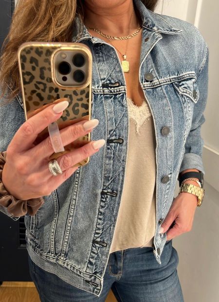 Snagged this cute denim jacket on major sale! It’s a men’s jacket but the fit looks so good it can easily be unisex. Wearing the size Medium. Summer outfit, casual style, casual look, mom style, denim jacket, travel jacket, closet staple, Spring style, Summer jacket

Denim jacket: M

Follow me for more fashion finds, beauty faves, lifestyle, home decor, sales and more! So glad you’re here!! XO!!

#LTKsalealert #LTKFind #LTKstyletip