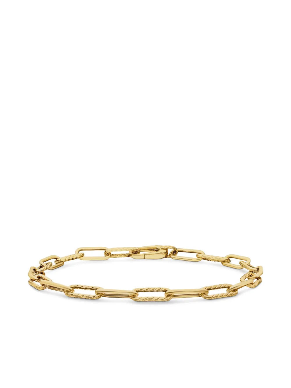 David Yurman 18kt yellow gold DY Madison chain bracelet (4mm) | Farfetch Global
