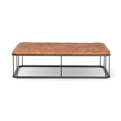 Isle Leather Coffee Table | Perigold