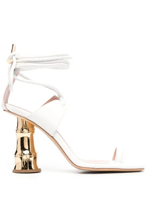 Gia Couture Aquilone bamboo-heel Sandals - Farfetch | Farfetch (US)