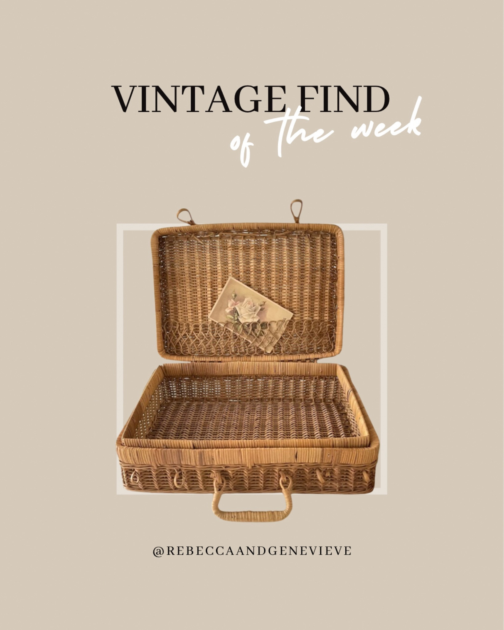 The vintage find of this week is this cute little French vintage wicker basket from 1950s👌🏼
-
Etsy find. Vintage decor. Home decor. Antique shopping  

#LTKfindsunder50 #LTKhome