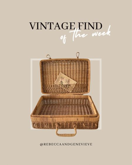 The vintage find of this week is this cute little French vintage wicker basket from 1950s👌🏼
-
Etsy find. Vintage decor. Home decor. Antique shopping  

#LTKfindsunder50 #LTKhome
