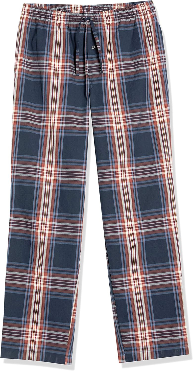 Amazon Essentials Men's Straight-Fit Woven Pajama Pant | Amazon (US)