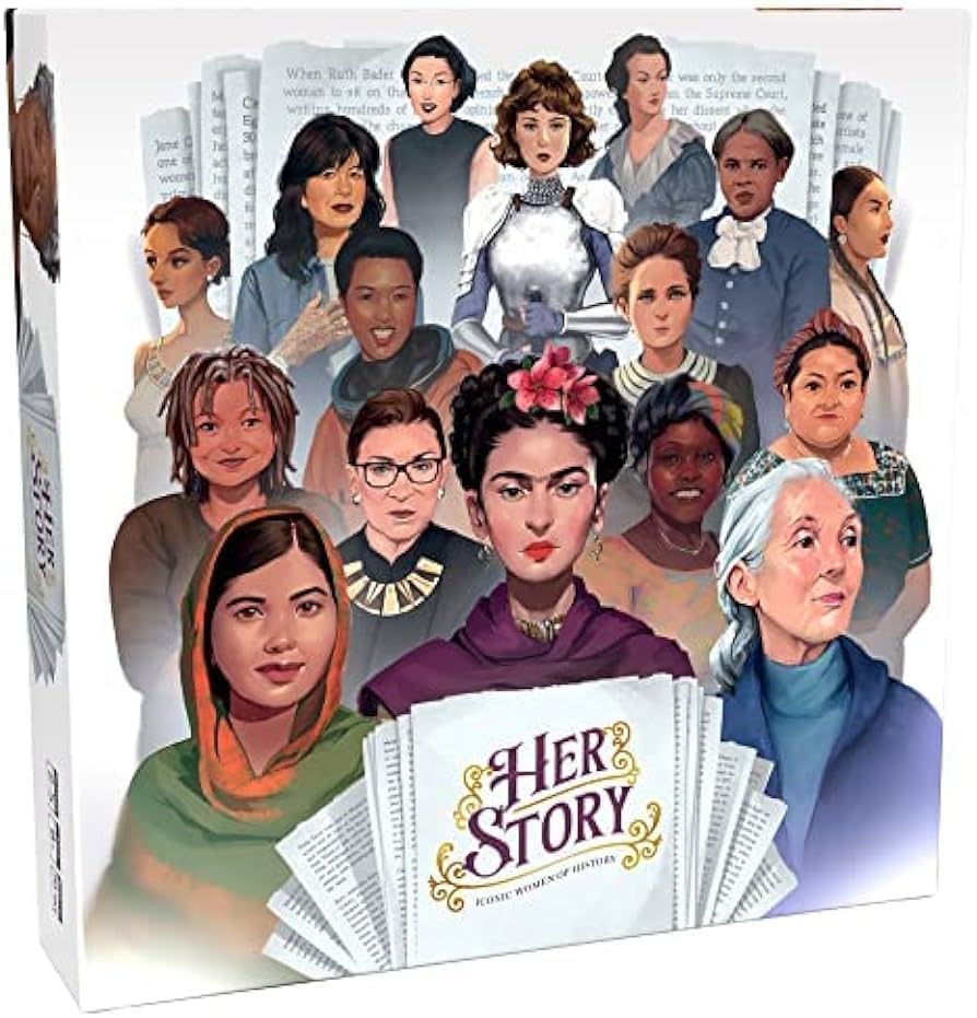 Herstory: The Family Board Game of Remarkable Women | Featuring Modern Legends and Historic Icons | Amazon (US)