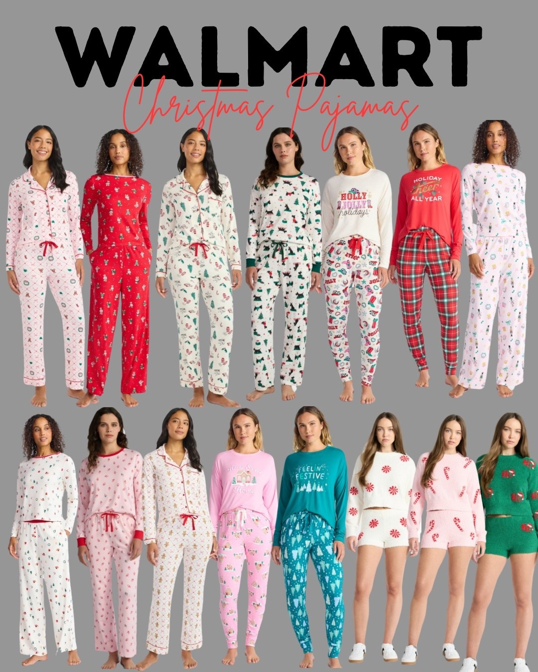 The cutest new  Christmas pajama from Walmart!!! 🎄Loving all the cute prints this year 🥲 

#walmart #walmartfashion #walmartstyle #walmartfinds #walmartoutfit #pajamas #pjs #christmas #holiday #pajamasets #christmaspajamas #christmaspjs #holidaypjs #lounge #loungewear #loungesets #sleepwear #newarrivals #timeandtru #joyspun #womens #nutcracker #santa #giftguide #giftsforher #giftsformom #cozy #comfy

#LTKSeasonal #LTKGiftGuide #LTKHoliday