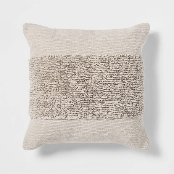 18"x18" Square Modern Tufted Throw Pillow - Project 62™ | Target