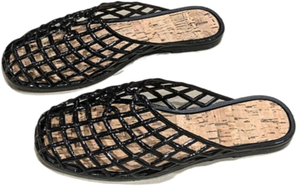 Jelly Mesh Ballet Flats for Women Clear Jelly Sandals Slip On Mule Breathable - Trendy No Slip Cu... | Amazon (US)