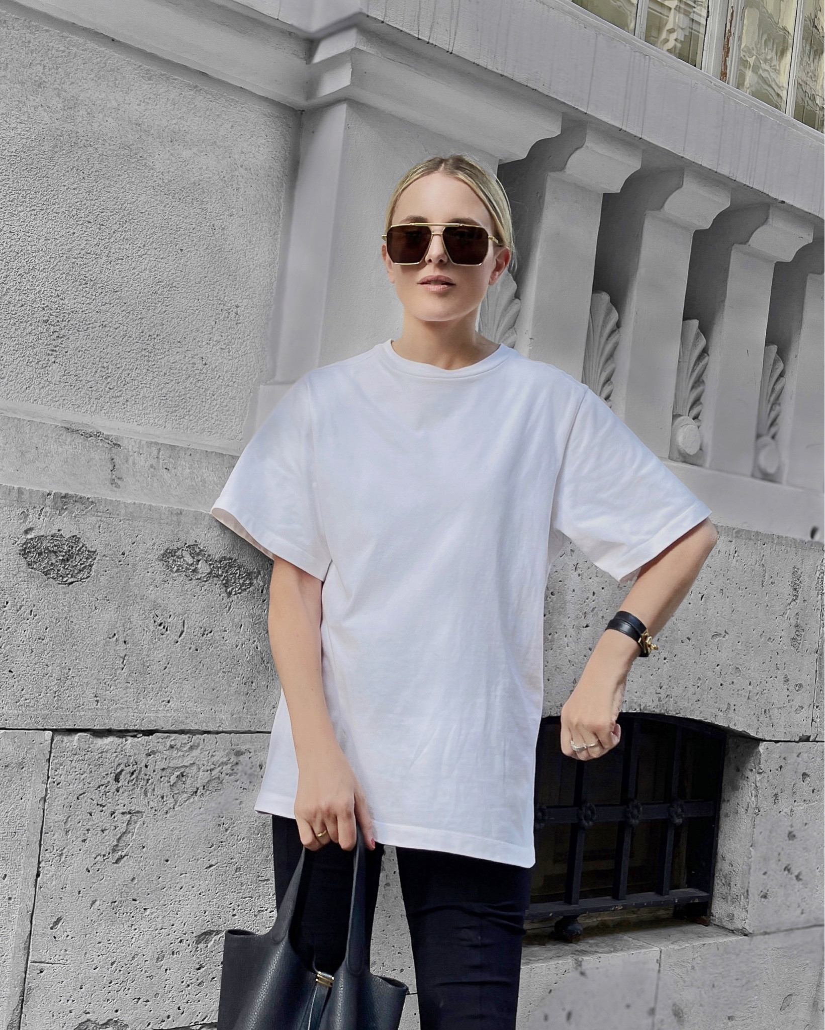 You can never have too many white t-shirts. Choose different cuts, materials and thickness to add variety to your wardrobe. 
.
.
.
.


#LTKeurope