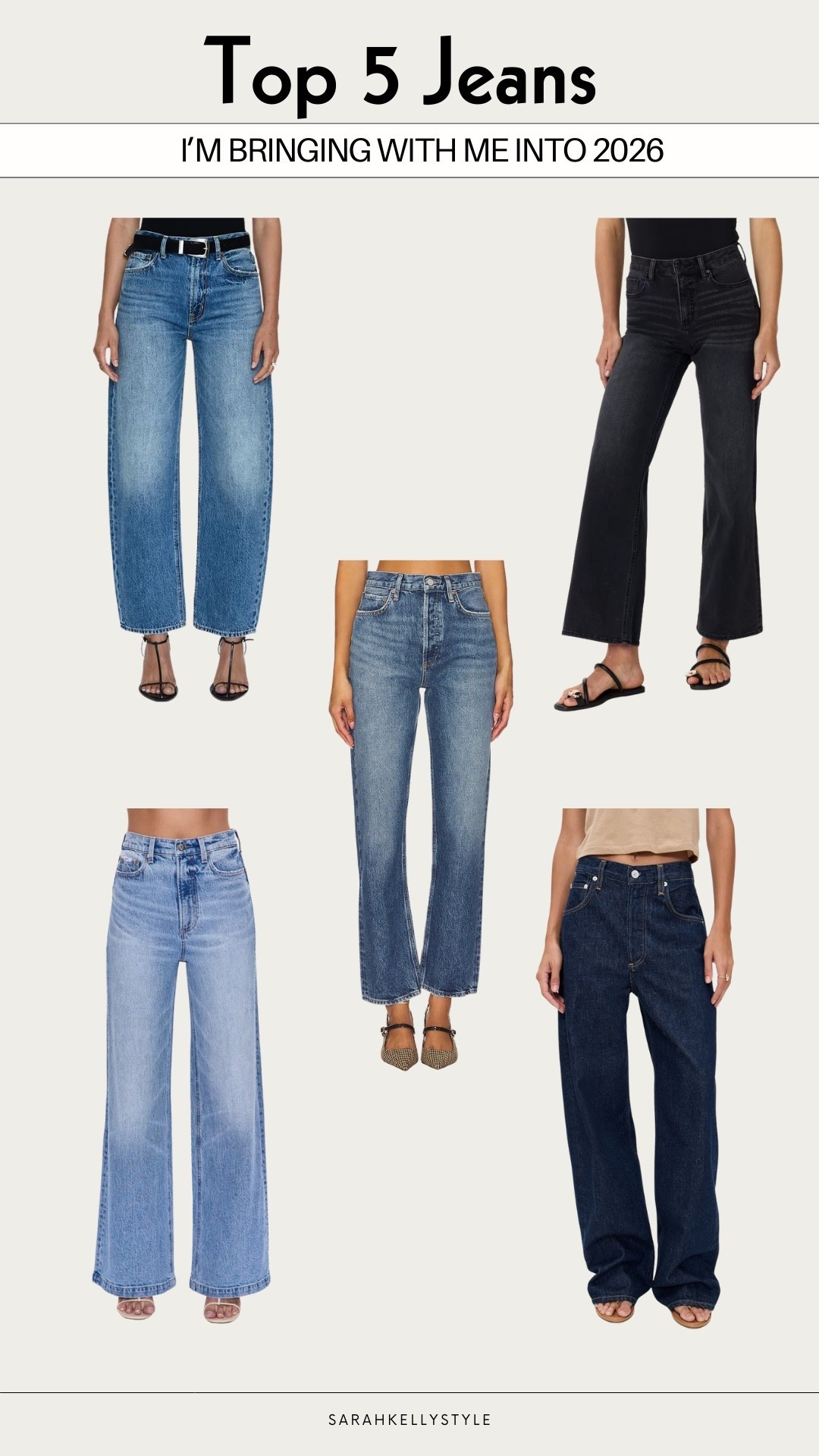  My top 5 jeans I’m carrying into 2026—timeless, flattering, and on repeat.

#LTKSeasonal #LTKootd #LTKmomlife