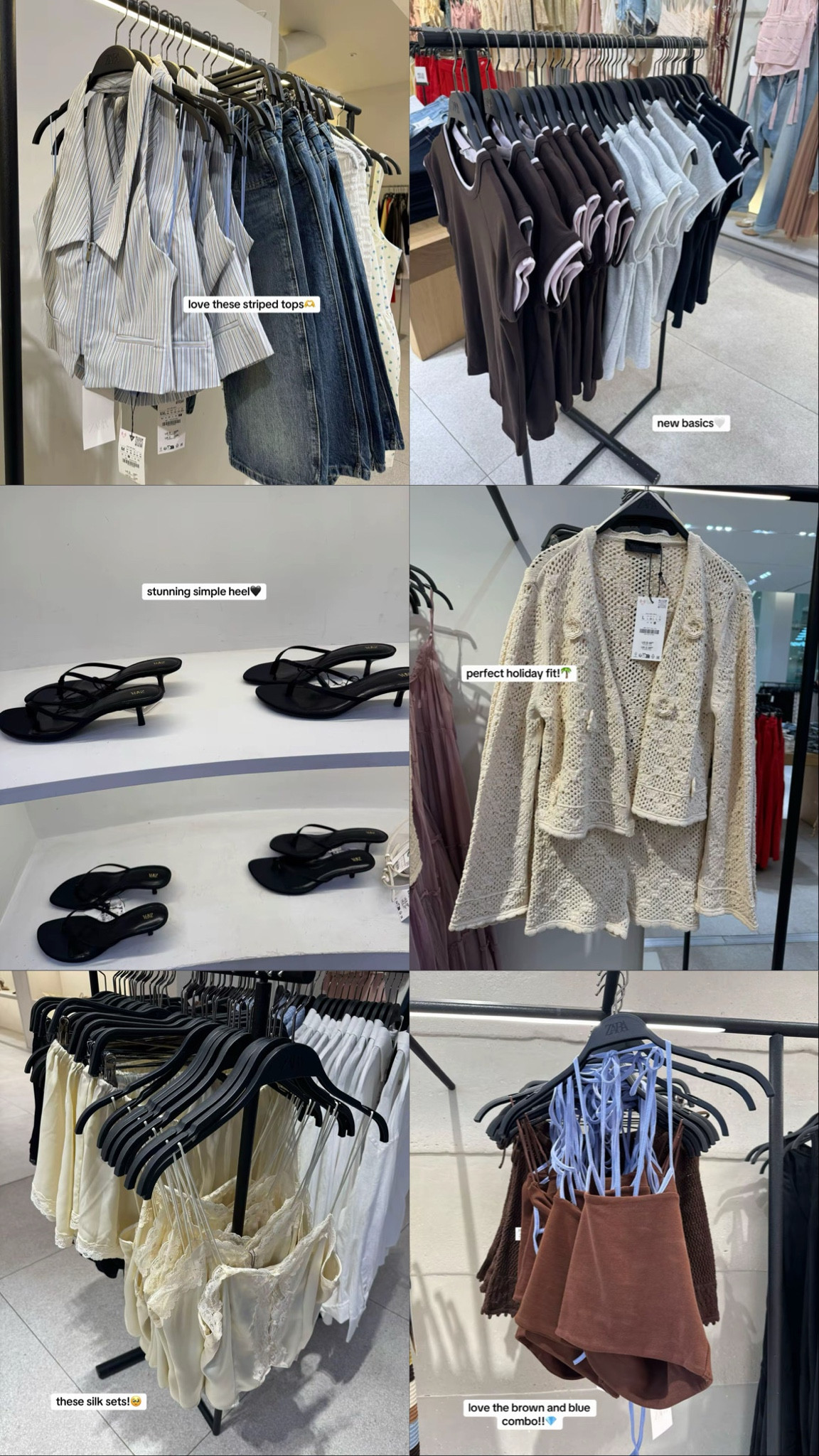 new in zara links!!🍋

spring summer jacket top outfit inspo crop top polka dot mono spot trending Pinterest crochet cover up bikini beige knit stripe kitten heels silk 

#LTKspring #LTKsummer #LTKuk