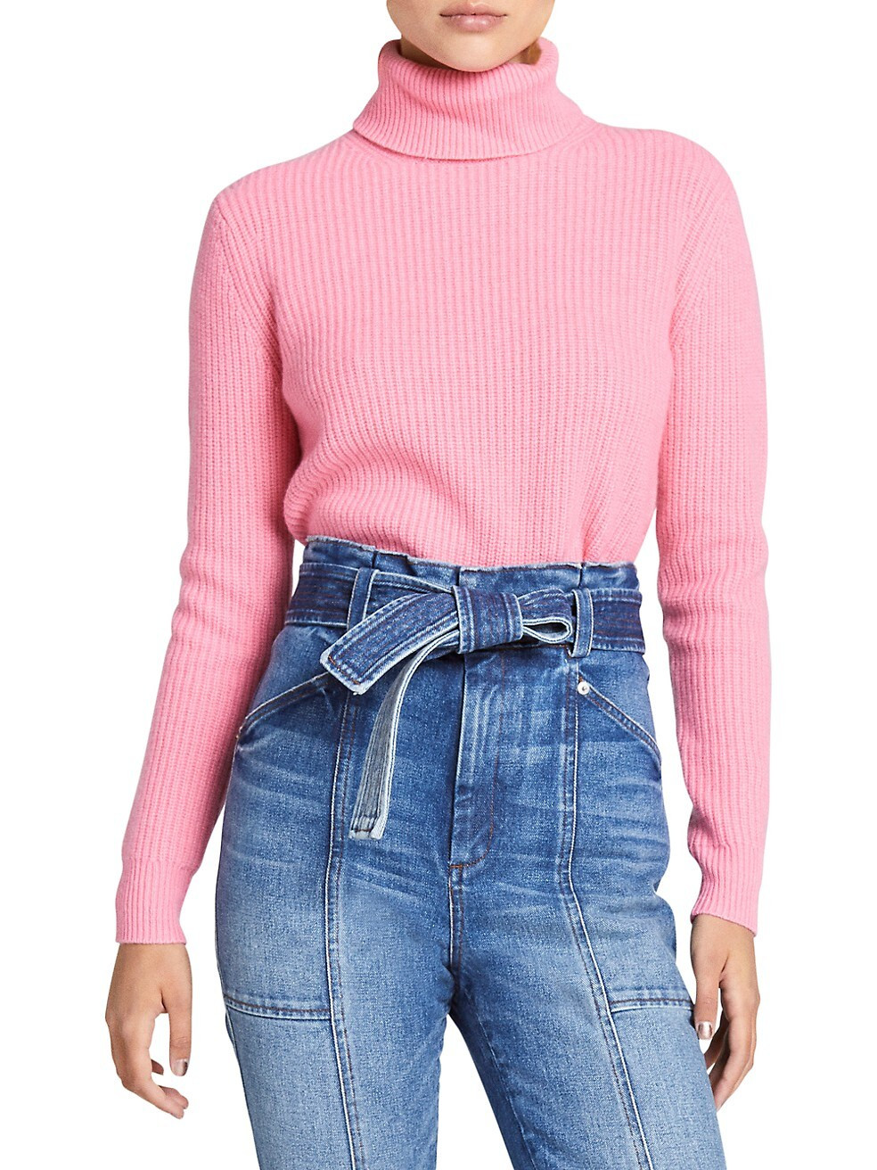 Mitchell Ribbed Turtleneck Sweater | Saks Fifth Avenue