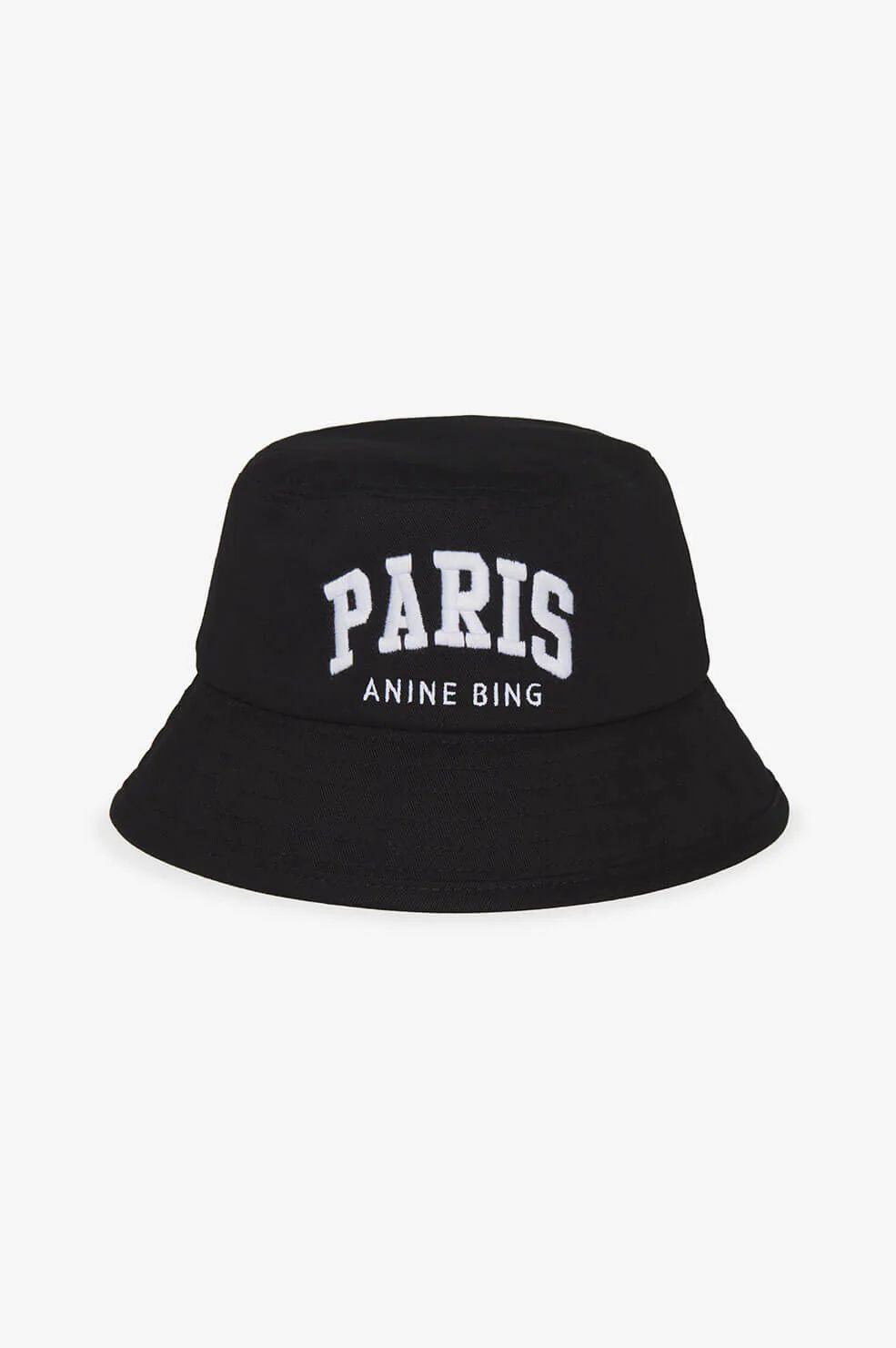 ANINE BING Cami Bucket Hat Paris in Black | Anine Bing