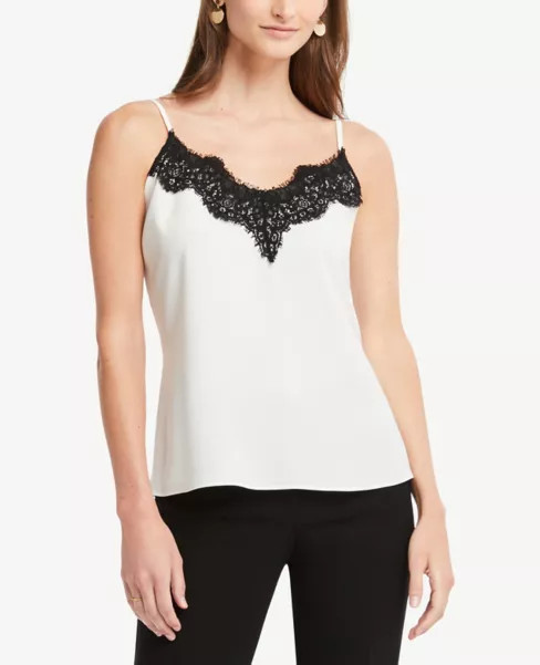 Lace Trim Cami | Ann Taylor Factory
