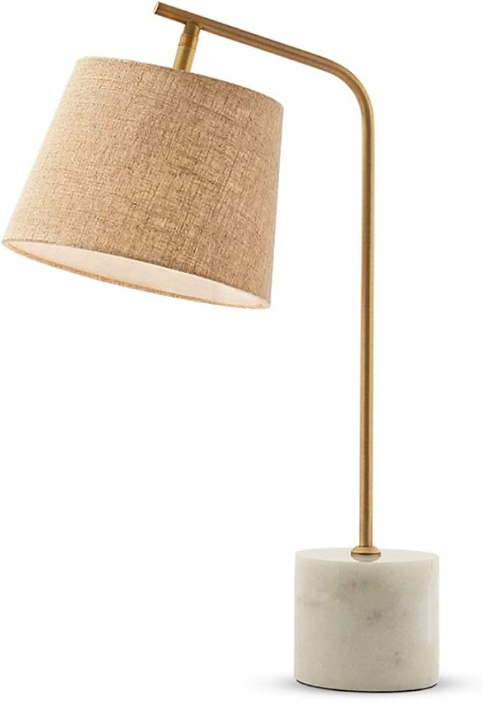 Table Lamp Nordic Marble Table Lamp Bedroom Lamp Warm Post Modern Minimalist European Retro Livin... | Amazon (US)