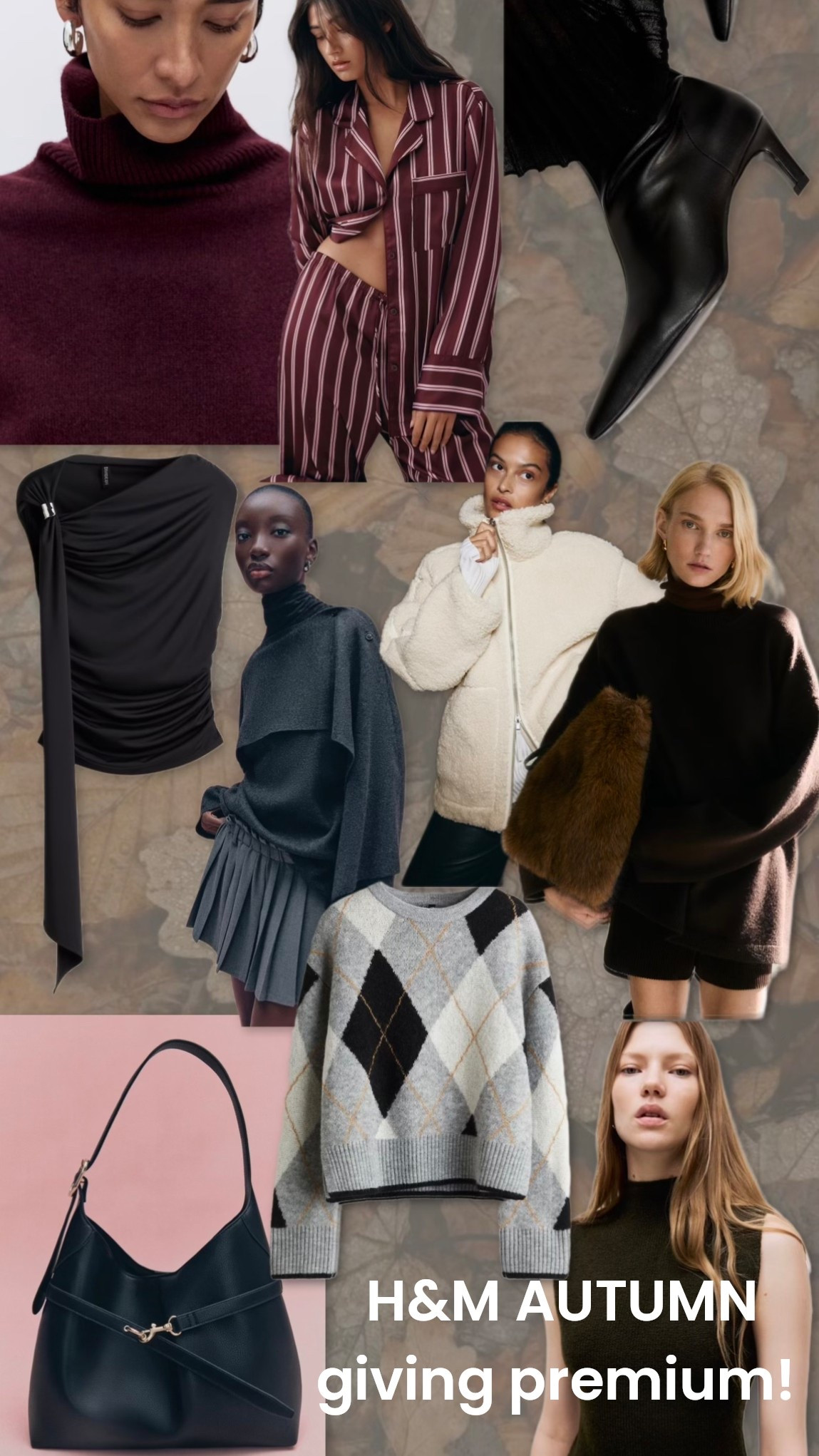 H&M New in - autumn outfits - argyle print jumper - zip fleece - Christmas pyjamas - black leather ankle boots / handbag - oversized jumper - scarf detail jumper 


#LTKautumn #LTKuk #LTKwinter