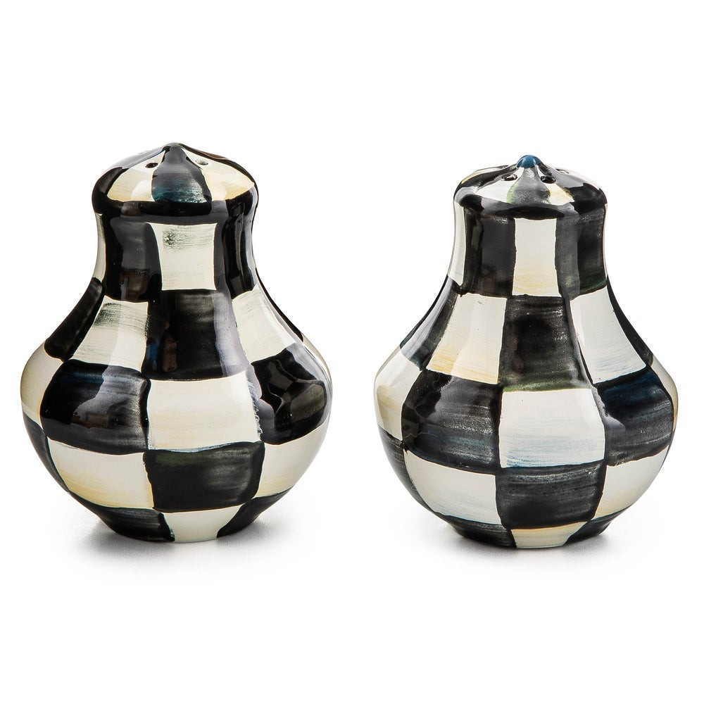 Courtly Check Salt & Pepper Shakers | MacKenzie-Childs