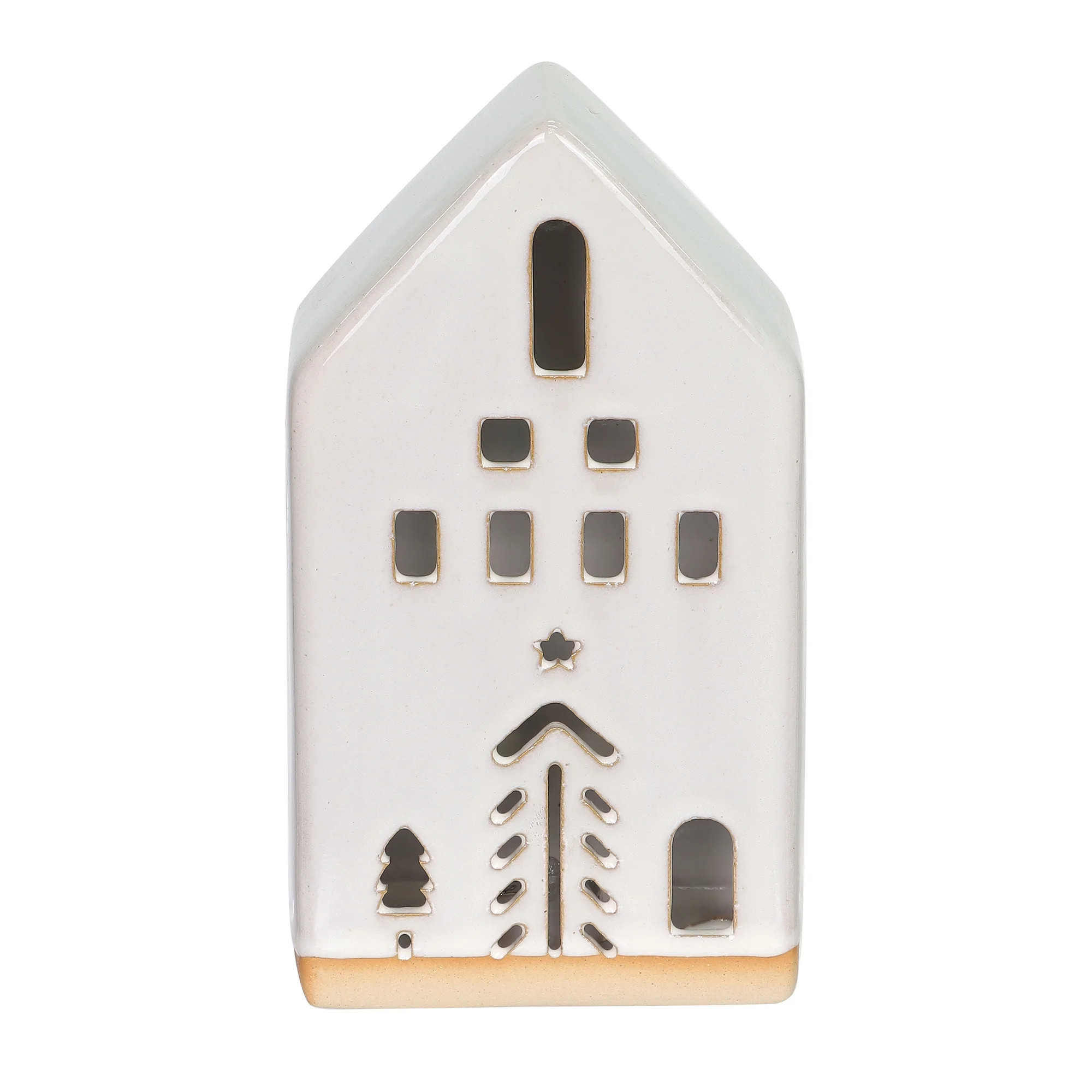 Holiday Time PL Warm Wishes 7 in  LED Ceramic House Home Decor, HOLIDAY TIME PL WW LED CERAMIC HO... | Walmart (CA)