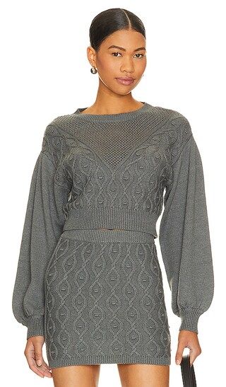Davina Sweater in Charcoal | Revolve Clothing (Global)