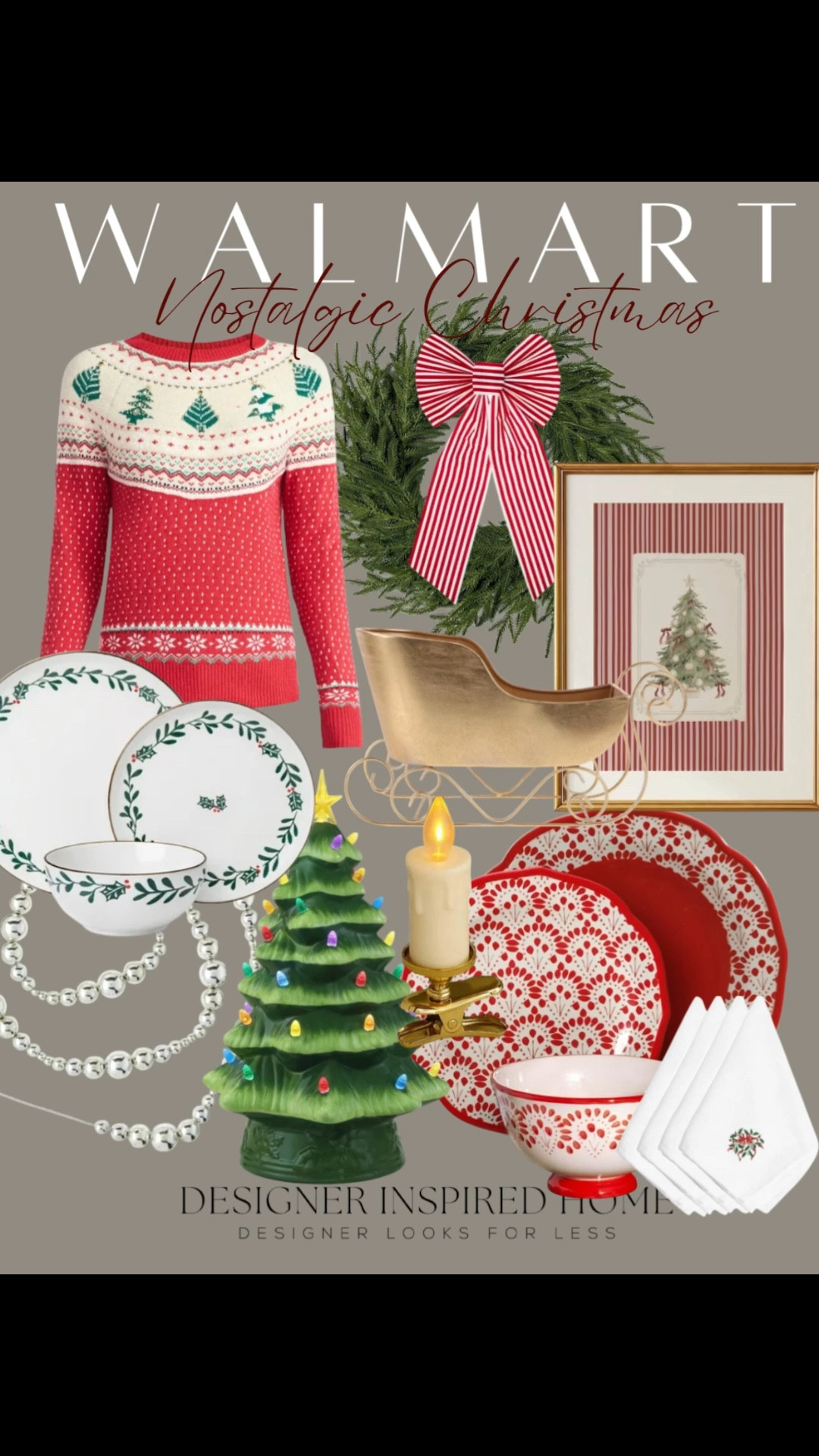 Walmart nostalgic Christmas finds 

#LTKSeasonal #LTKHome #LTKHoliday