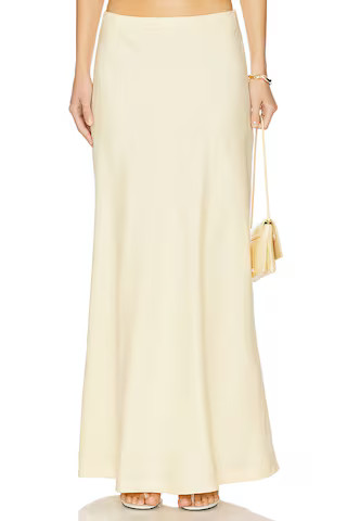 FAITHFULL THE BRAND x REVOLVE Antibes Skirt in Butter from Revolve.com | Revolve Clothing (Global)