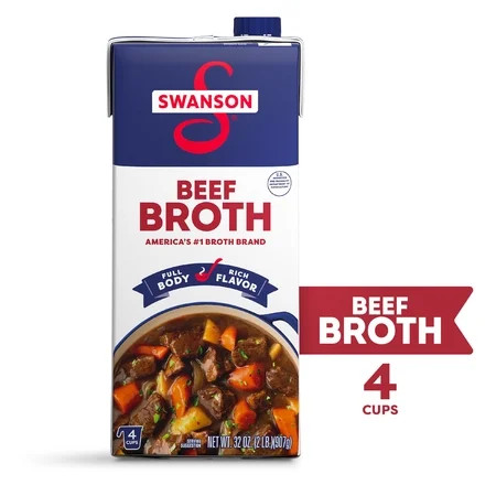 Swanson Beef Broth, 32 oz Carton | Walmart (US)