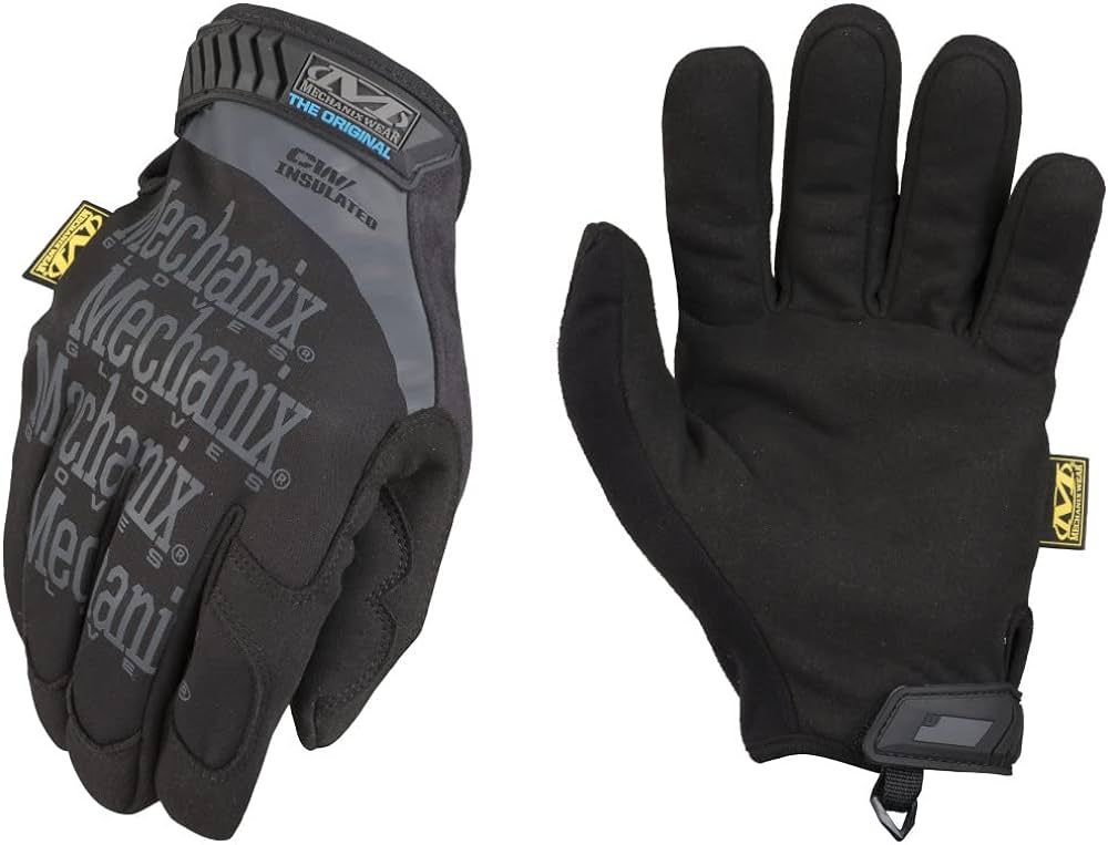 Winter Work Gloves for Men by Mechanix Wear: Original Insulated; Touchscreen Capables (Large, Bla... | Amazon (US)
