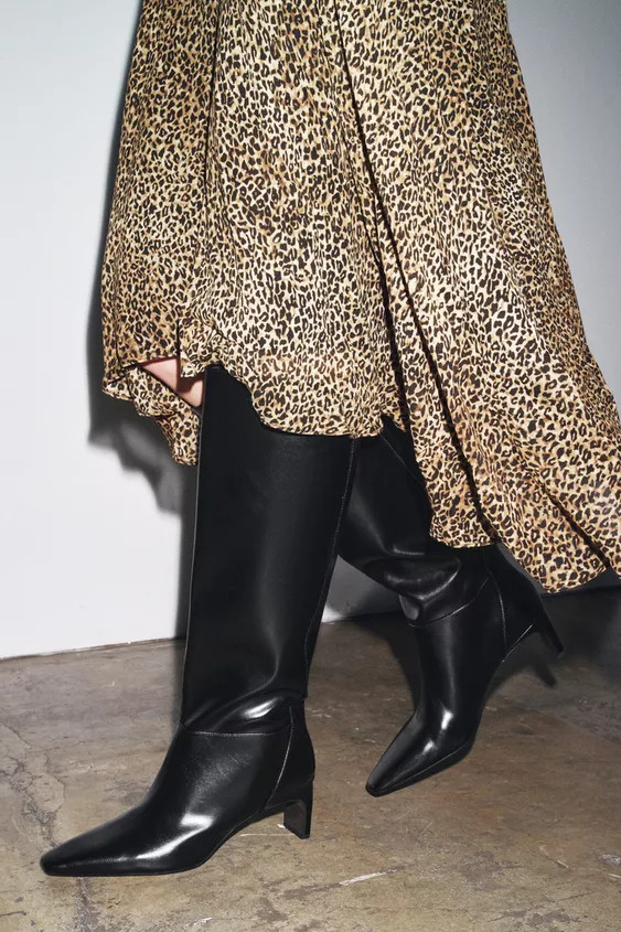 WIDE HEEL BOOTS | Zara US