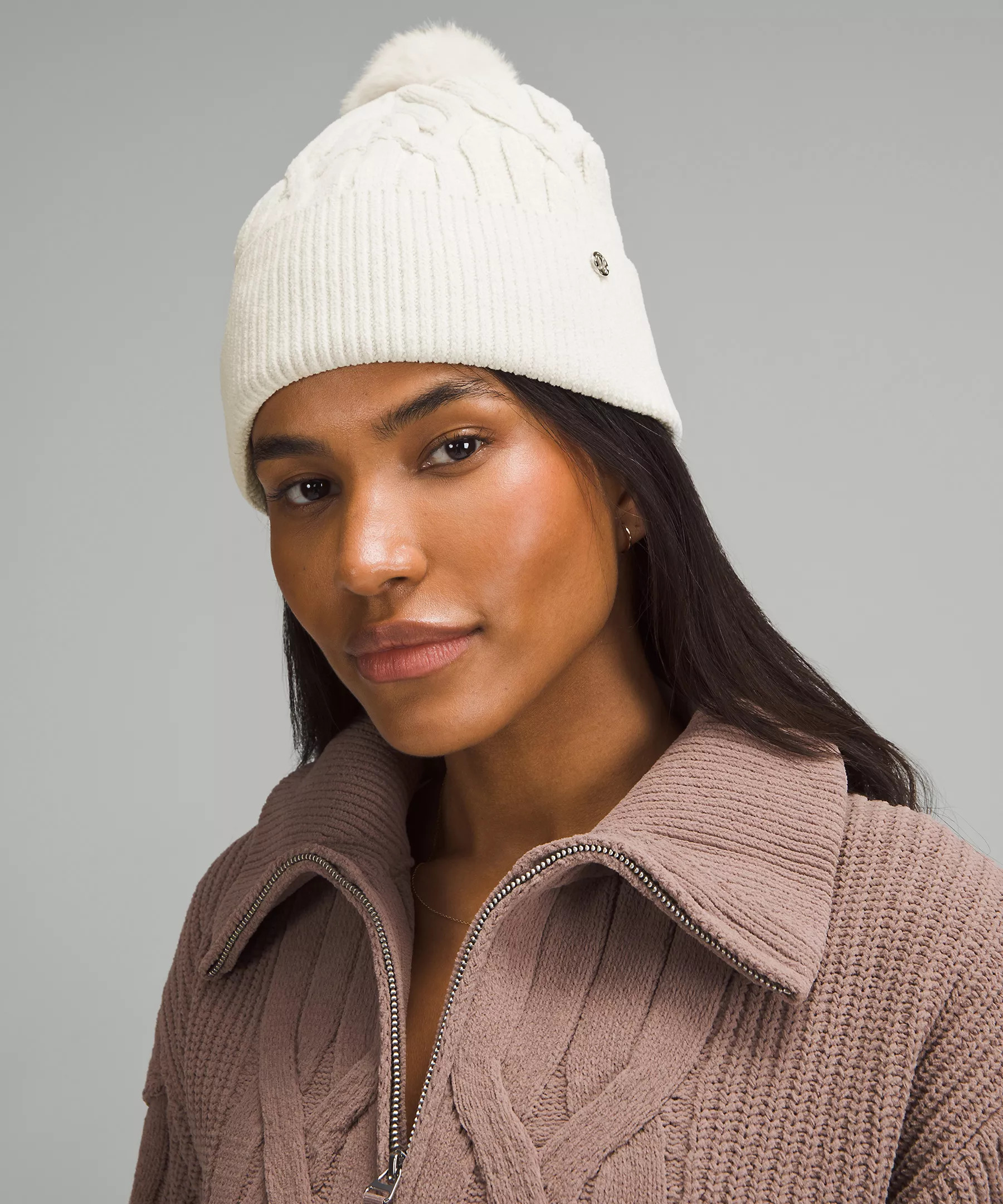 Women's Cable-Knit Pom-Pom Beanie | Lululemon (US)