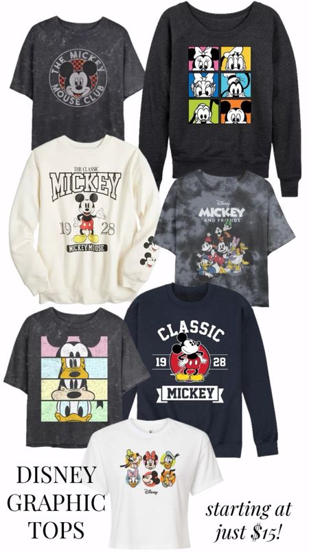 Get ready for those upcoming Disney trips with these cute graphic tops! Prices start at just $15!
………..
disney trip outfits disney outfits family disney outfits family disney fits mickey sweatshirt ticket tee mickey t-shirt disney sweatshirt disney shirt disney t-shirt disney tee disney tee under $20 disney top under $20 classic mickey sweatshirt Mickey Mouse club shirt crop tee cropped tee baby tee tie dye shirt oversized graphic tee kohls finds kohls shirt Mickey party outfit Minnie party outfit mommy and me looks 

#LTKkids #LTKmens #LTKfamily