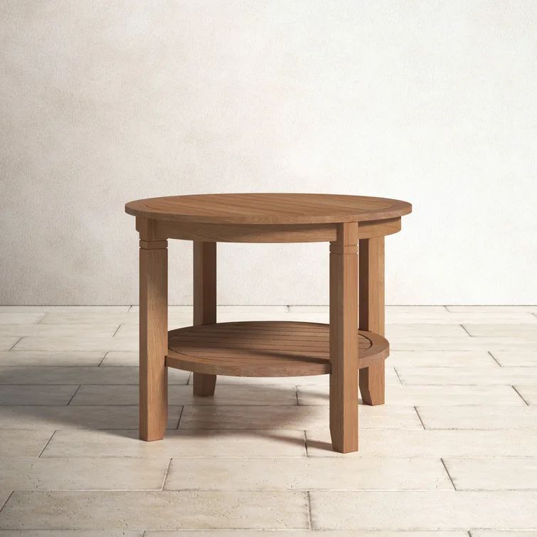 Mayview Teak Solid Wood Side Table | Wayfair North America