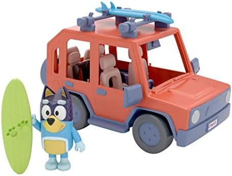 Bluey, 4WD Family Vehicle, with 1 Figure and 2 Surfboards | Customizable Car - Adventure Time | f... | Amazon (US)