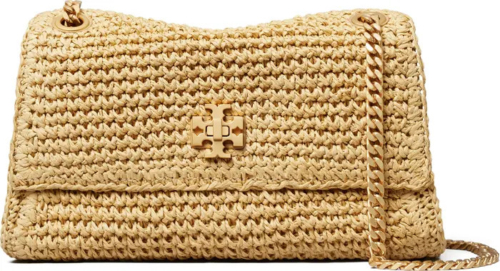 Tory Burch Mini Kira Turnlock Straw Convertible Shoulder Bag | Nordstrom | Nordstrom