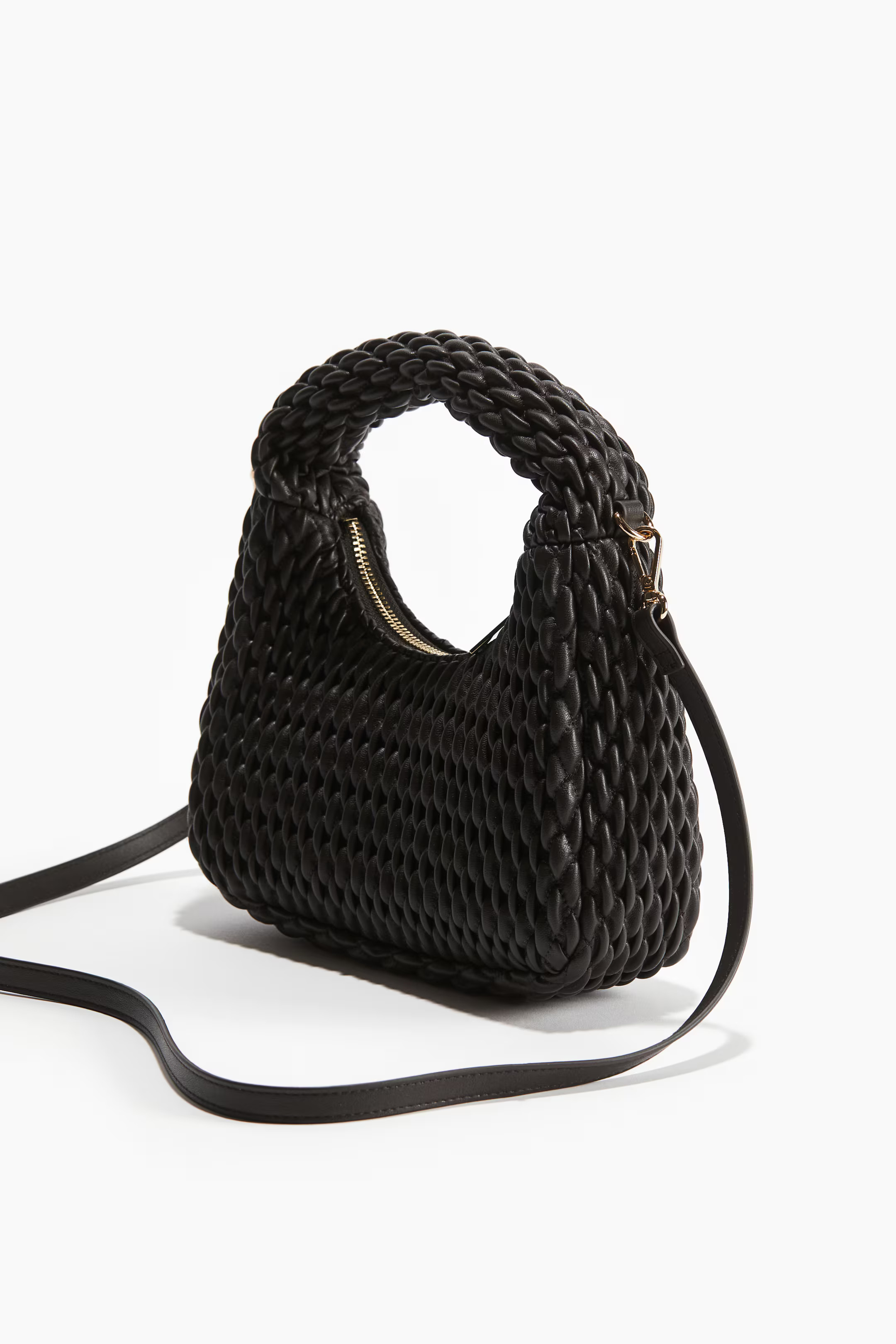 Quilted Crossbody Bag - Dark brown - Ladies | H&M US | H&M (US + CA)