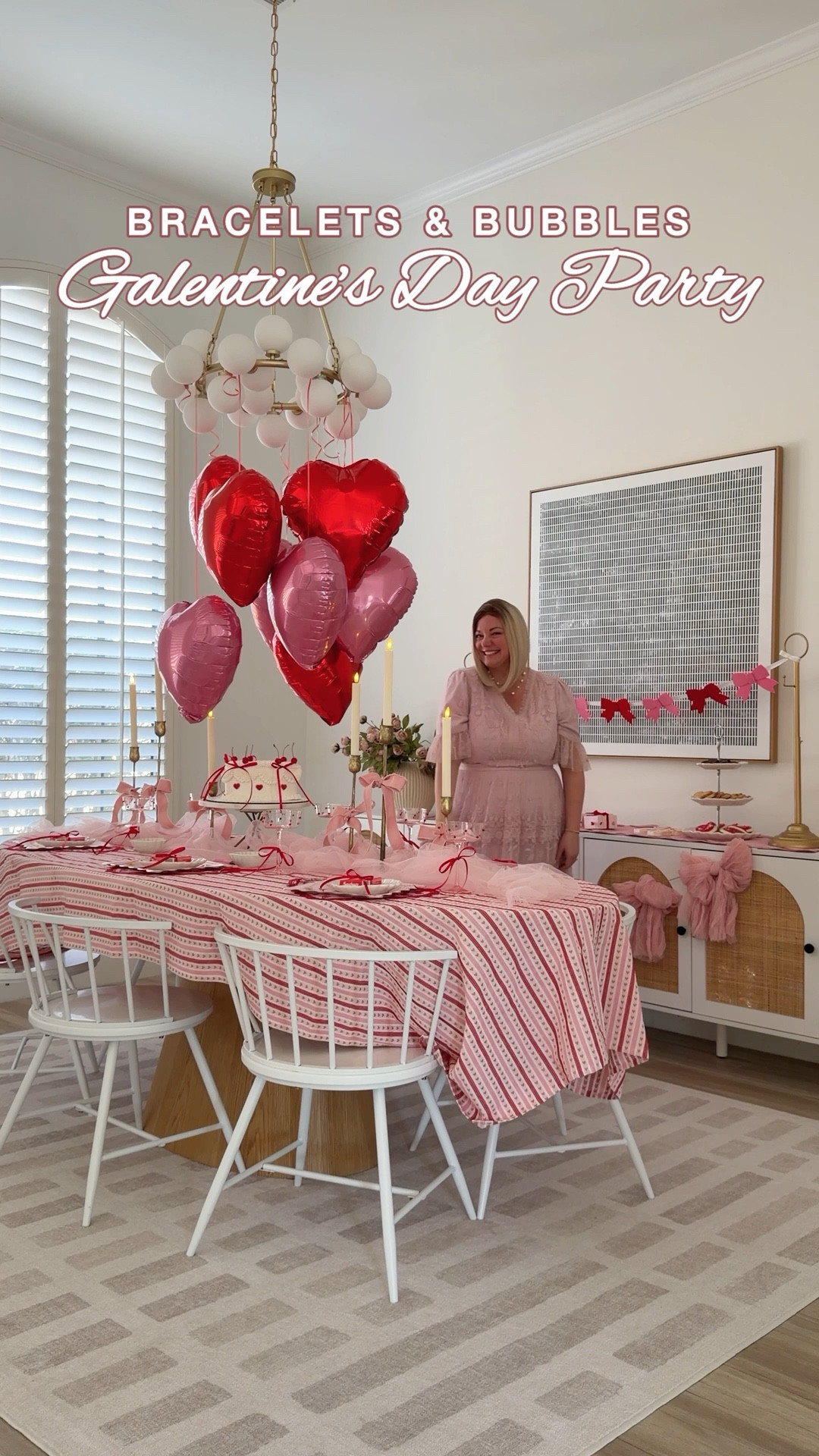 Romanticizing friendships this Galentine’s 💖 Charm bracelets, bubbles, a vintage-inspired cake, and all my favorite girls in one place.

Charm bracelet list are from My Minds Eye.  Use my code KristenS10 for 10% off your order 

I ordered the viral $20 vintage heart cake from Walmart and decorated it myself with red ribbon bows and icing decorations. 

#LTKHome #LTKValentine