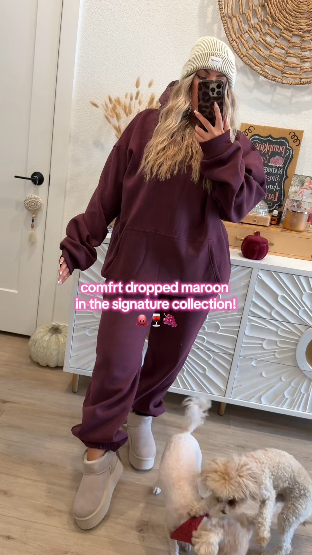 New comfrt drop. Signature maroon 

Xl Pants 
2XL hoodie 



#LTKSaleAlert #LTKSeasonal #LTKMidsize