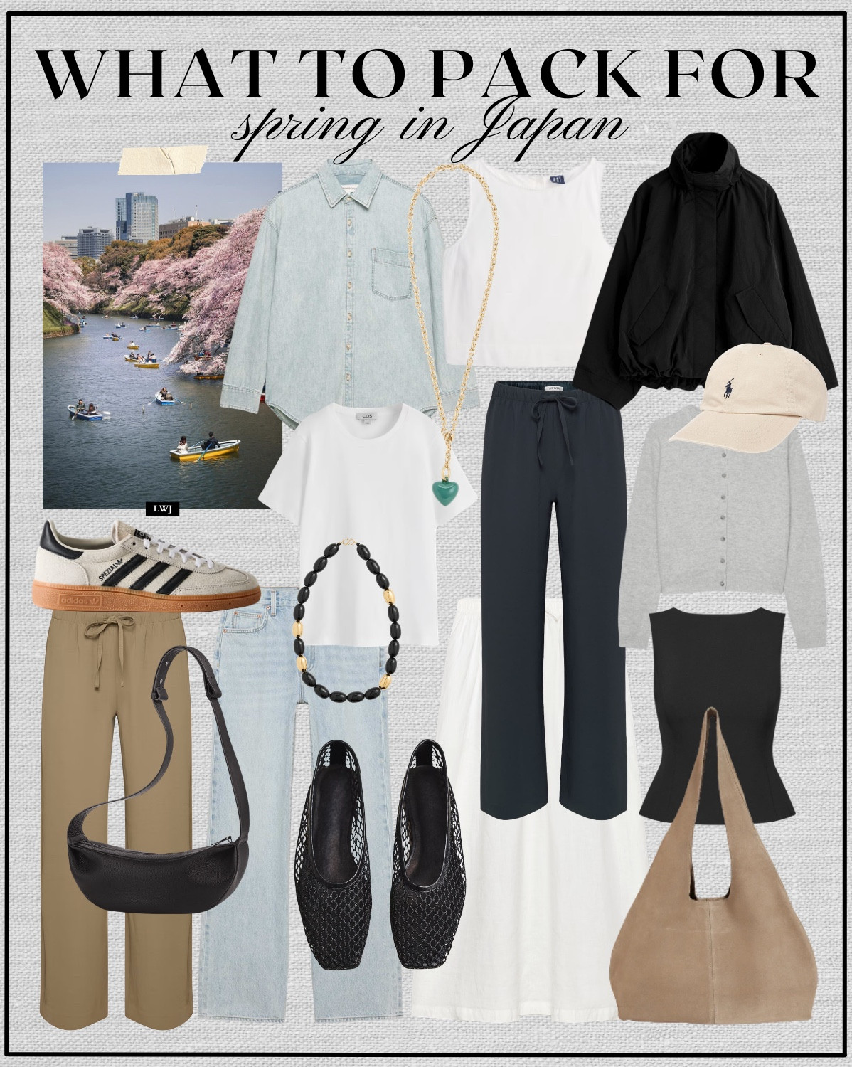 What to pack for Japan in spring (for slightly warmer temps) 

Spring style / spring travel / Japan outfits 

#LTKSeasonal #LTKTravel