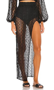 LOVEWAVE Long Island Skirt in Black from Revolve.com | Revolve Clothing (Global)