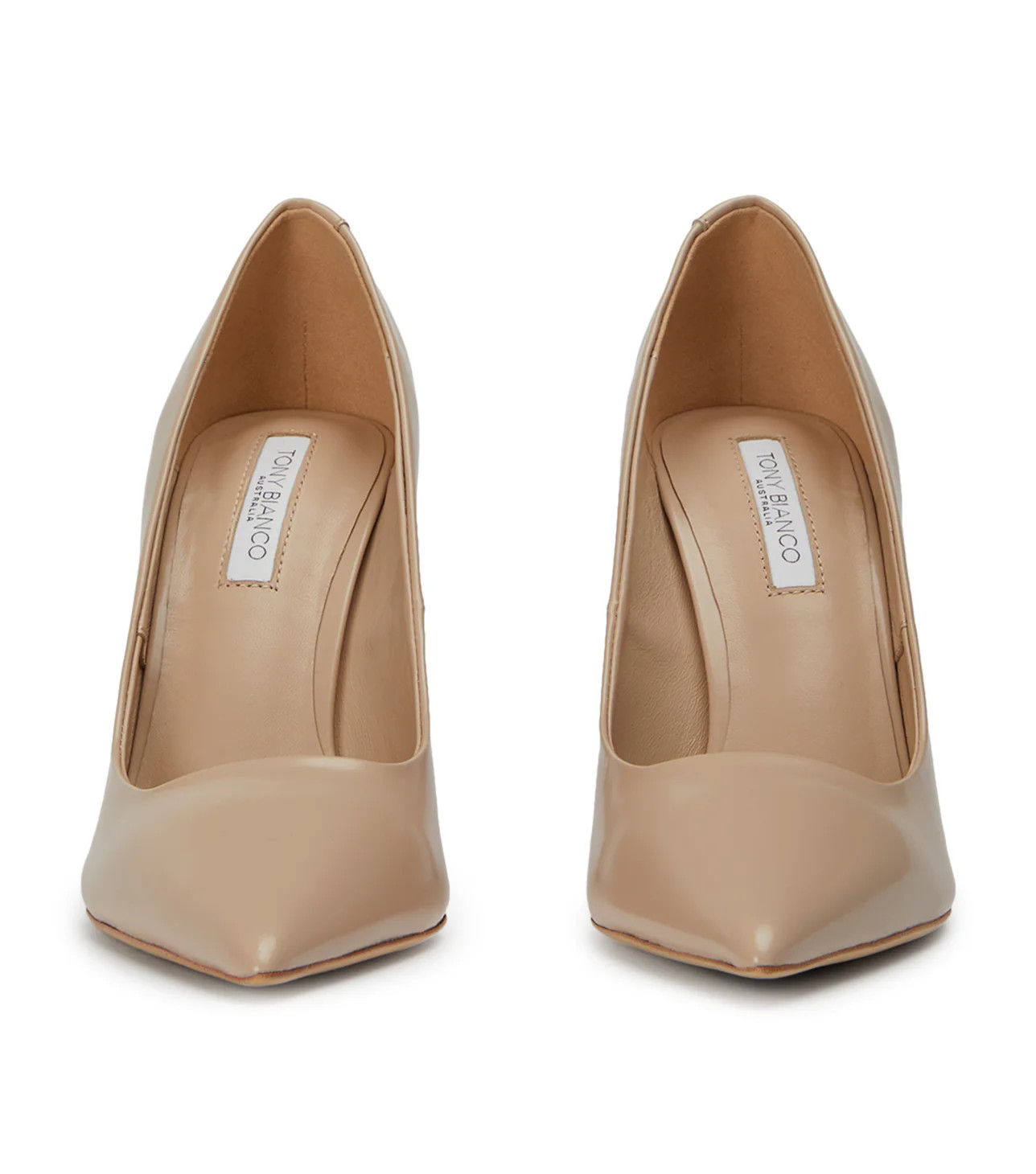 Genius Creme Hi Shine Heels | Tony Bianco (Australia & New Zealand)
