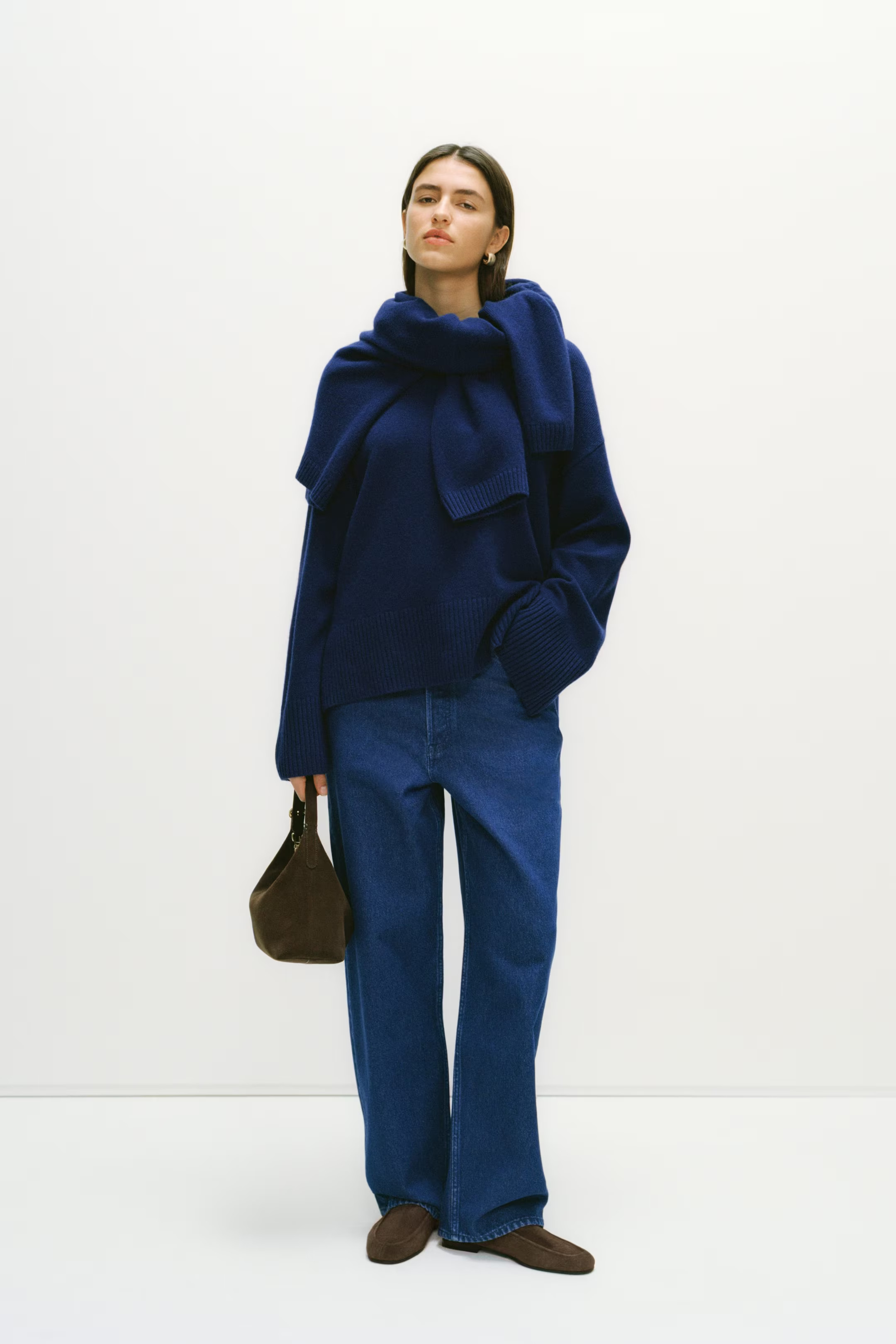 Suede Bag - Dark Brown - Ladies | H&M GB | H&M (UK, MY, IN, SG, PH, TW, HK)