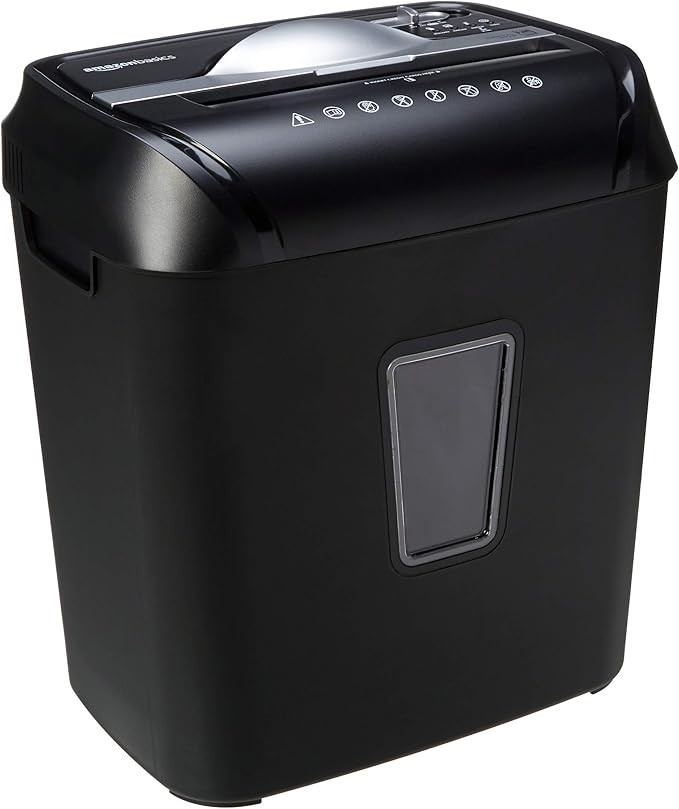 Amazon Basics 12 Sheet Cross Cut Paper and Credit Card Home Office Shredder with 4.8 Gallon Bin, ... | Amazon (US)