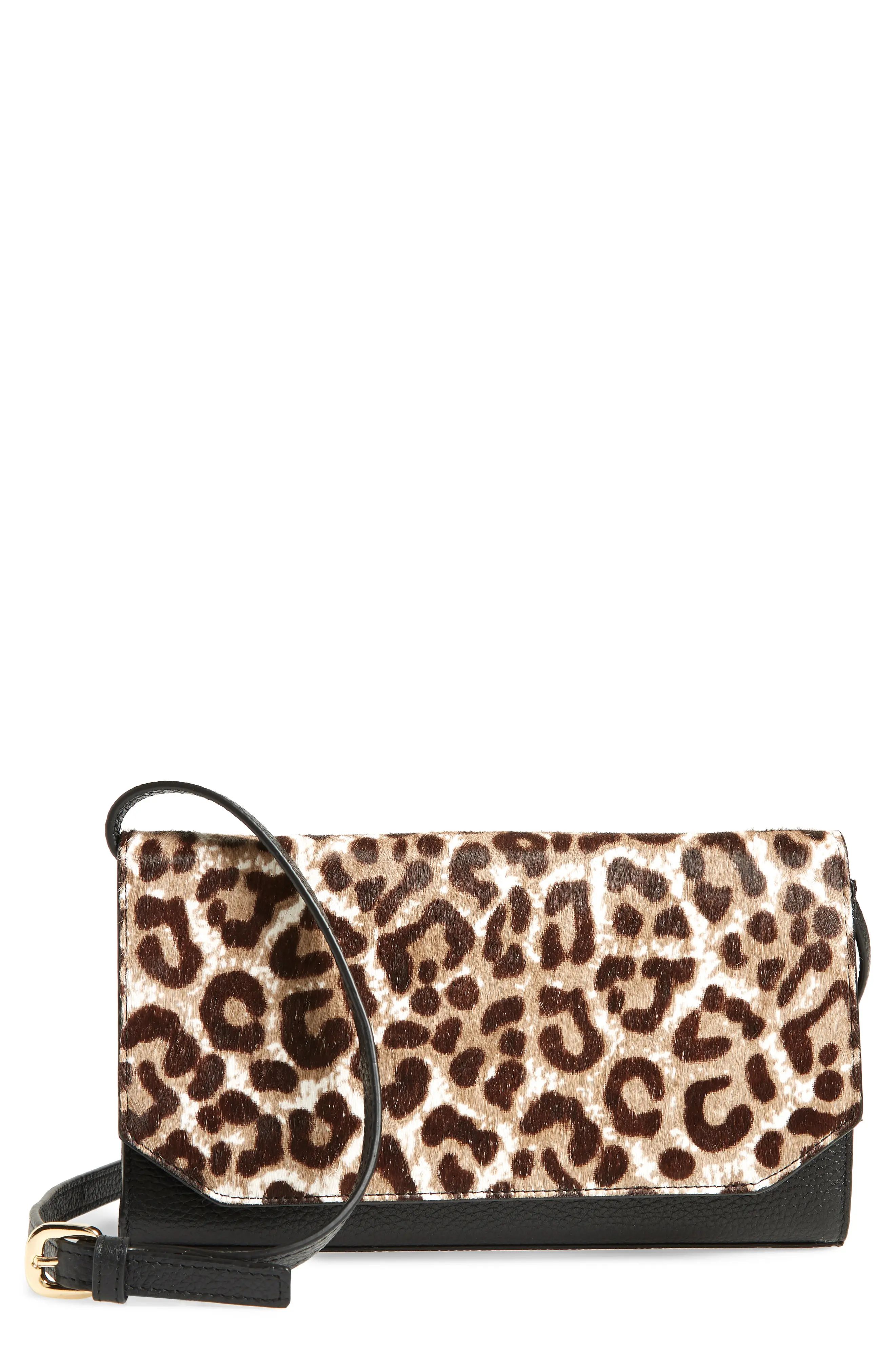 Nordstrom Bailey Genuine Calf Hair Clutch | Nordstrom